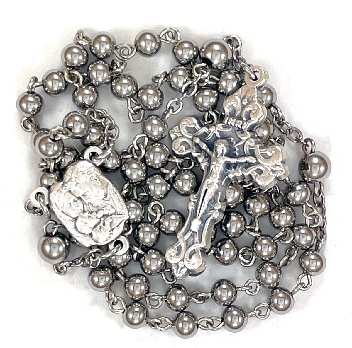 Stainless Steel Bead Rosary: $33.99 (CAD)