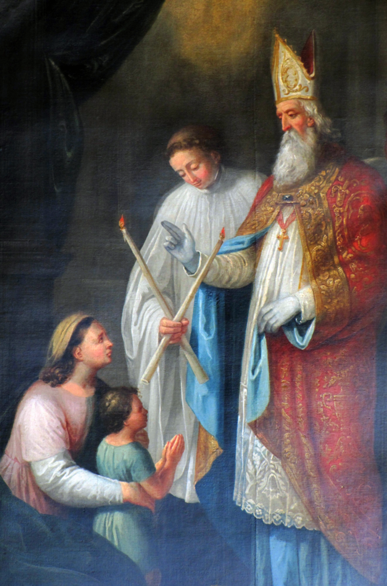 St. Blaise (patron of throat illnesses)