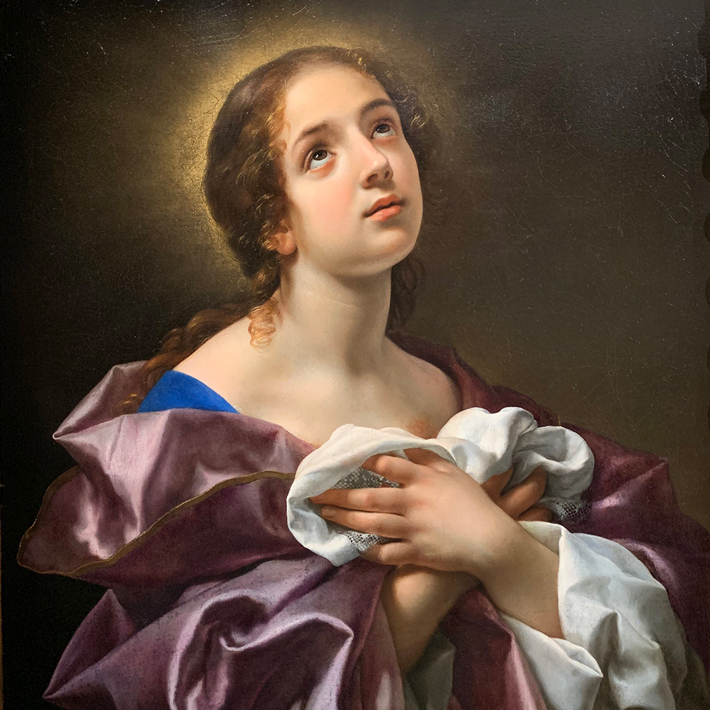 St. Agatha (patron of breast cancer and rape victims)