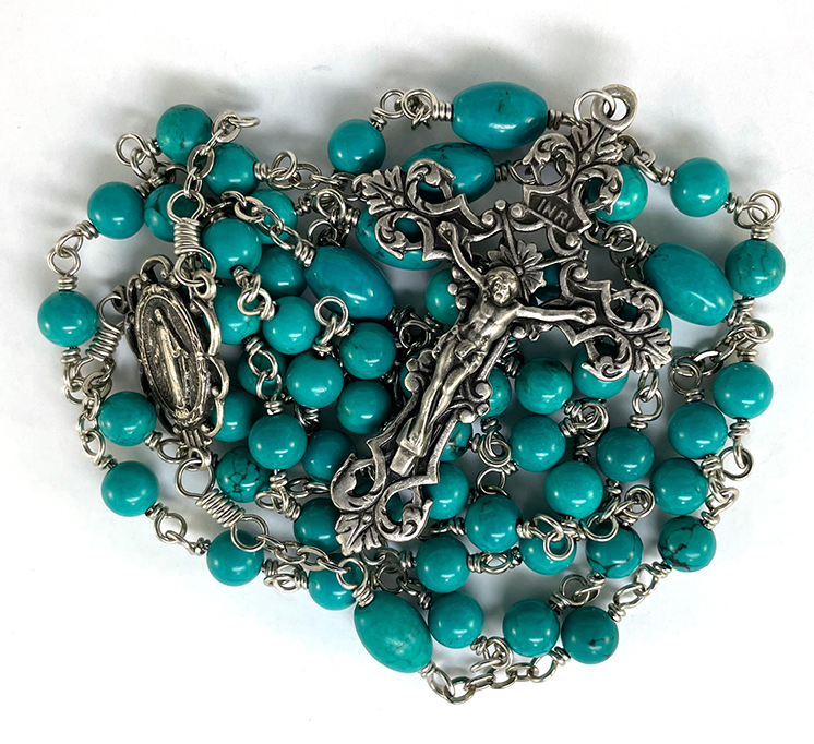 Chinese Turquoise Rosary