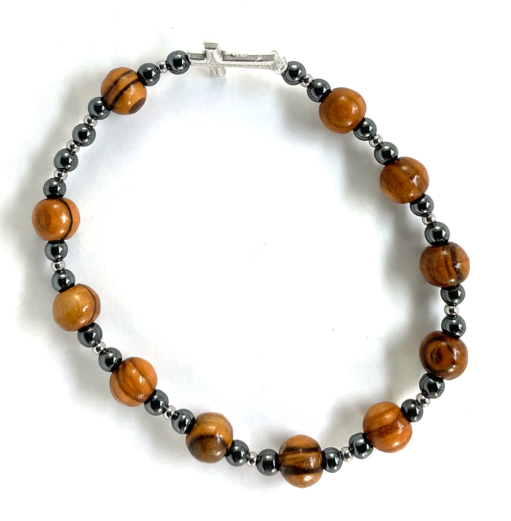 Easy Wear Stretch Rosary Bracelet