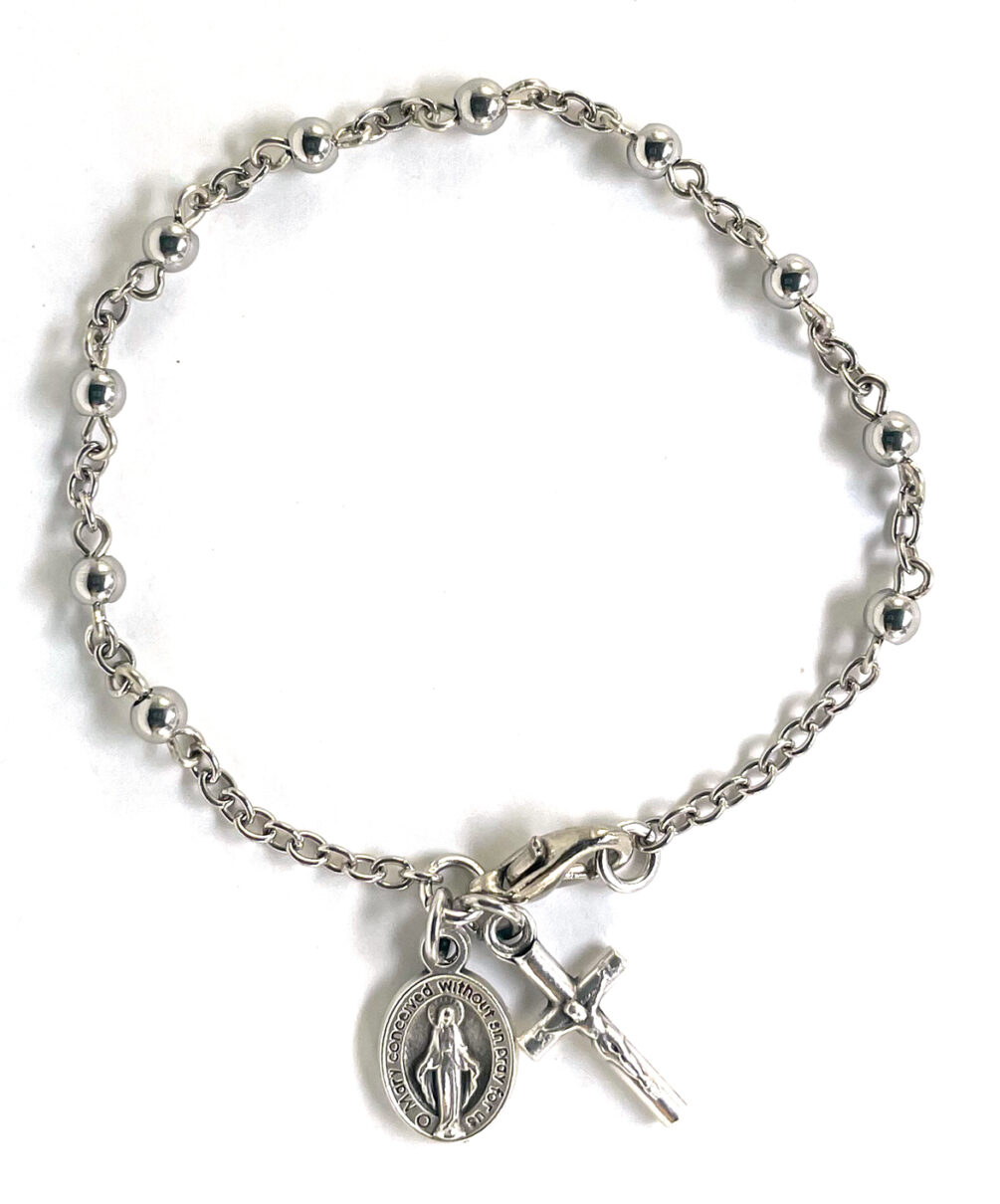 Delicate & Pretty Rosary Bracelet ($11.99 CAD)