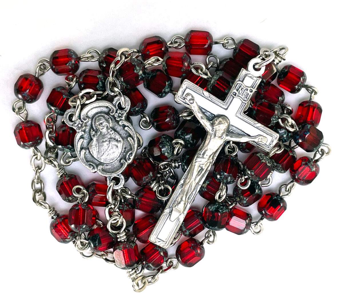 Unique Sacred Heart Rosary ($34.99 CAD)