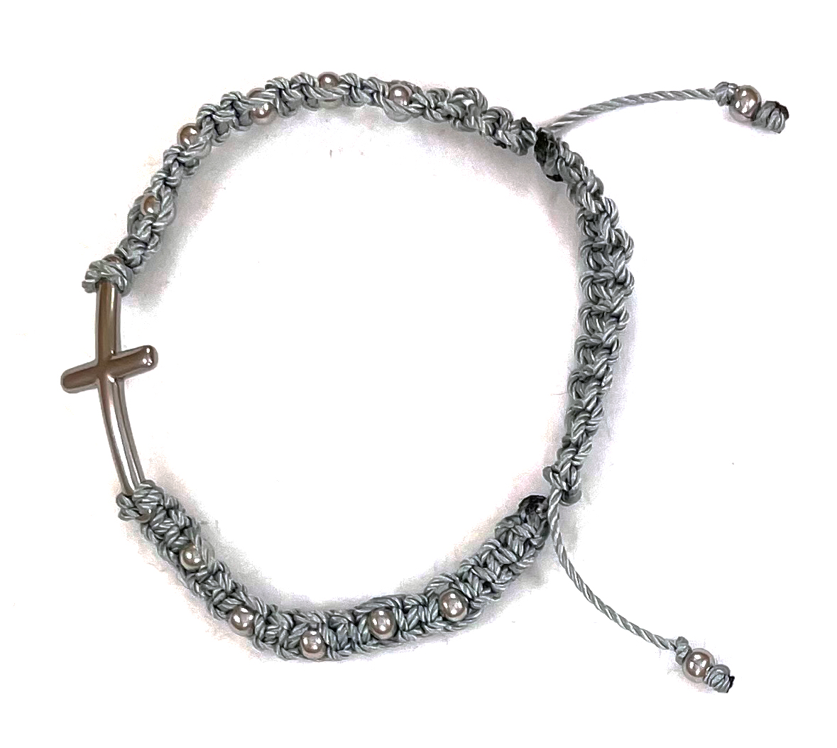 Stainless Steel Delicate Rosary Bracelet: $11.99 (CAD)