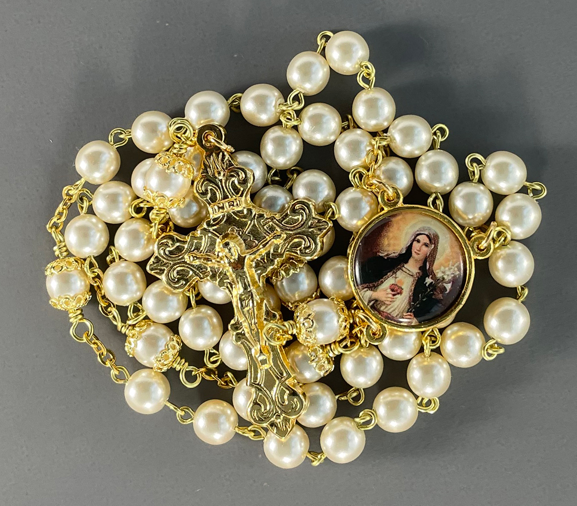 Rosaries with Pearl Beads