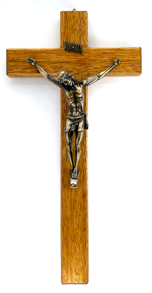 Tall Classic Mahogany Crucifix ($45.99 CAD)