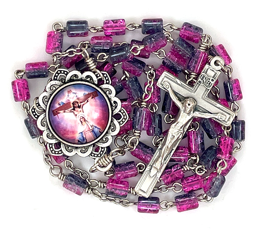 Pink and Purple Rosary ($18.99 CAD)
