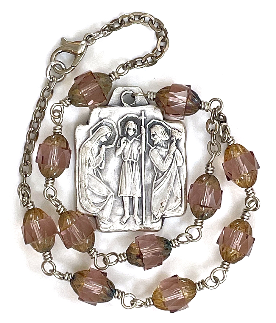 Holy Family & St. Christopher Car Rosary ($13.99 CAD)