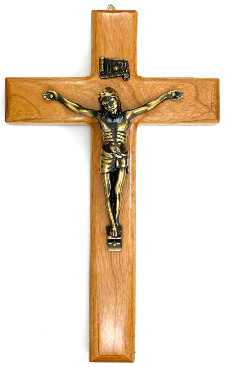 The Wide Rounded Cherry Crucifix ($28.99 CAD)
