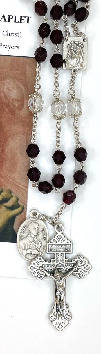 (Z090) Saint Gemma Chaplet: $25.99 (CAD)