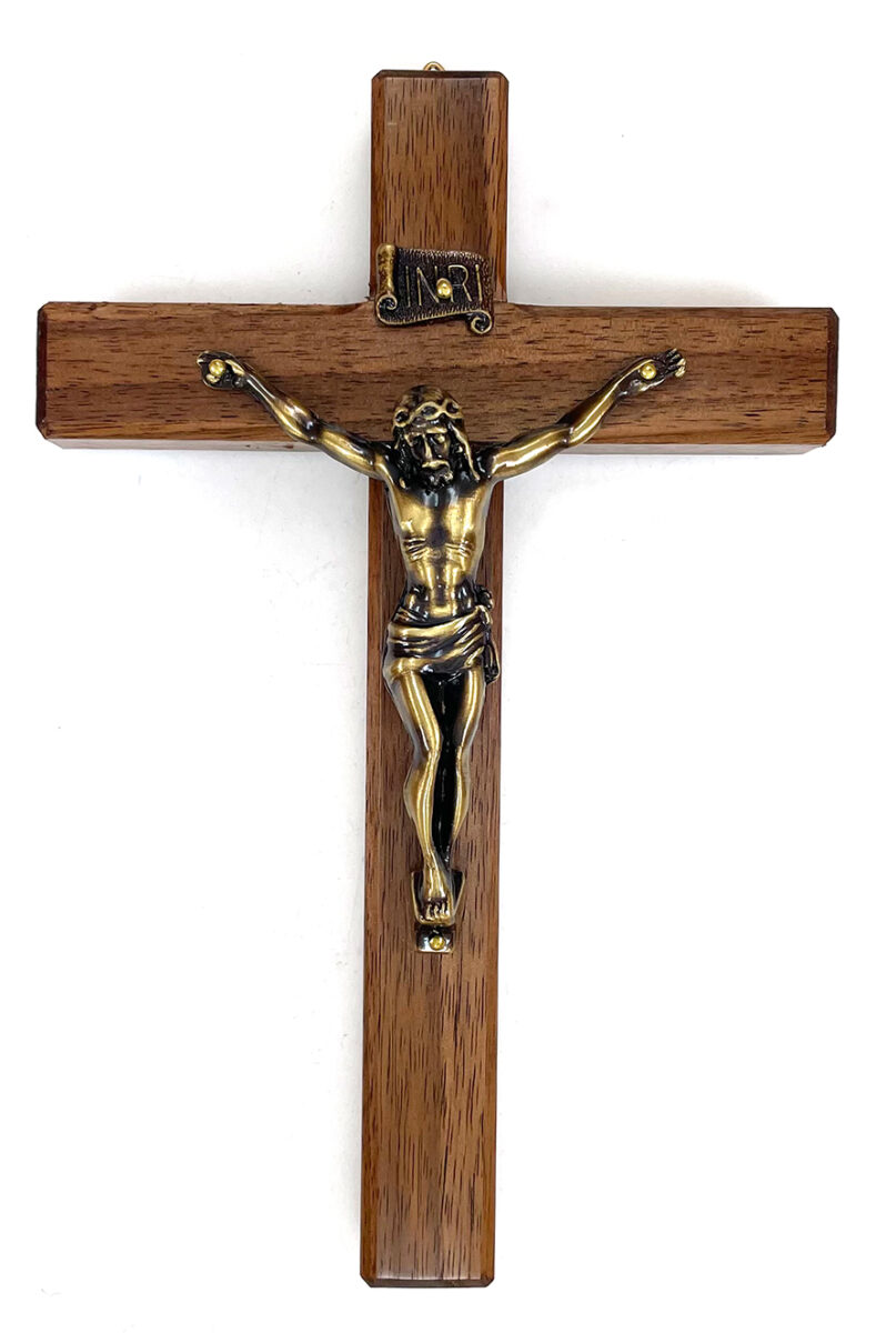 Classic Cut Walnut Crucifix: $19.99 (CAD)