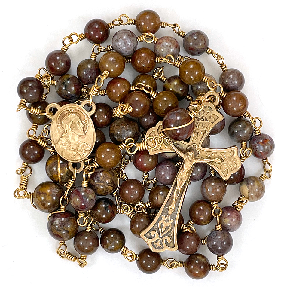 Bronze Pietersite Rosary ($143.99 CAD)