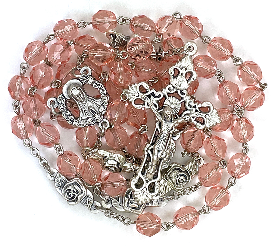 Our Lady with Flowers Rosary: $39.99 (CAD)