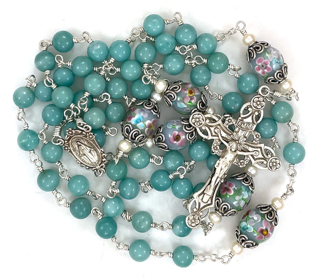 Heirloom Amazonite Rosary ($483.99 CAD)