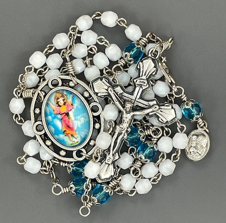 Child Jesus Glass Dome Rosary ($33.99 CAD)