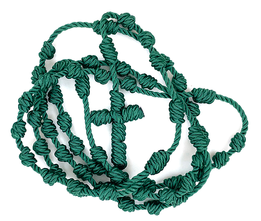 Dark Green Rope Rosary: $4.99 (CAD)