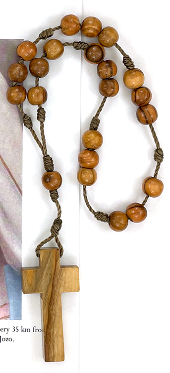 (Z132-2) Olive Wood Peace Chaplet: $8.99 (CAD)