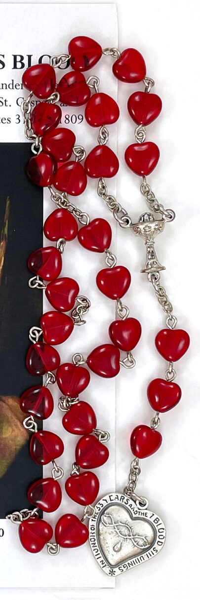 (Z022-1) Precious Blood Chaplet: $20.99 (CAD)