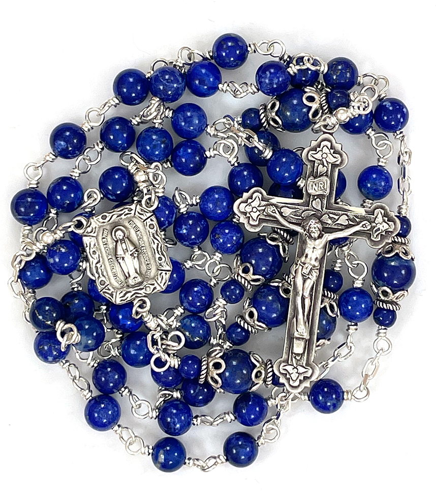 Heirloom Lapis Lazuli Rosary: $396.99 (CAD)