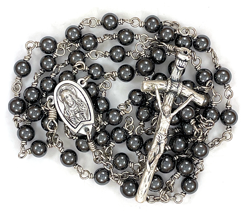 Rugged Sacred Heart Rosary: $51.99 (CAD)