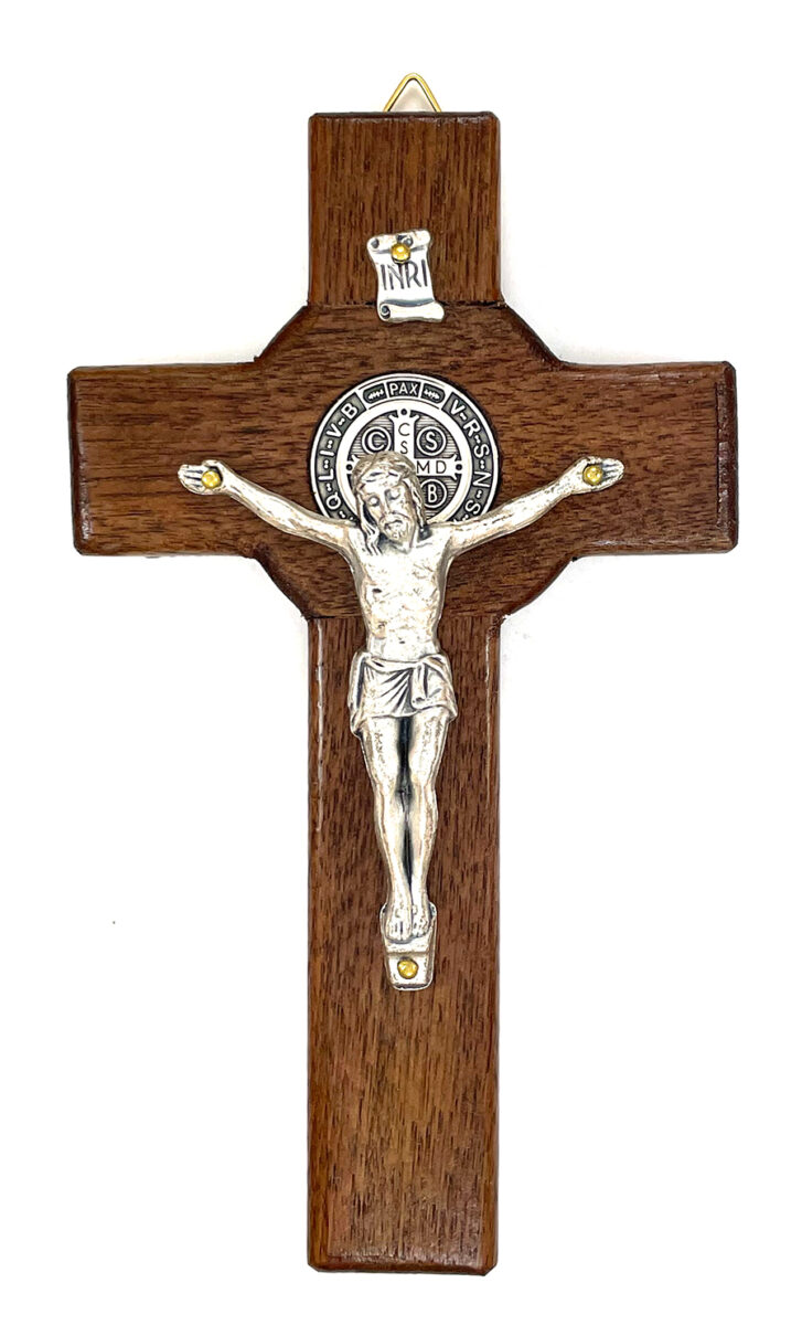 Small Walnut Saint Benedict Crucifix ($25.99 CAD)