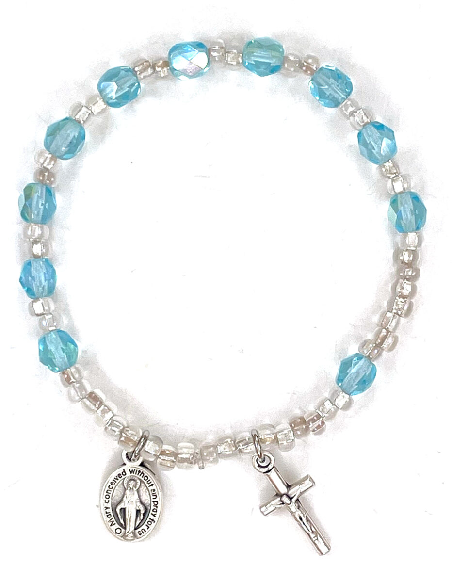 Aqua Sparkle Stretch Bracelet: $9.99 (CAD)