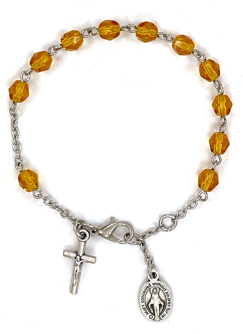 November Rosary Bracelet: $13.99 (CAD)