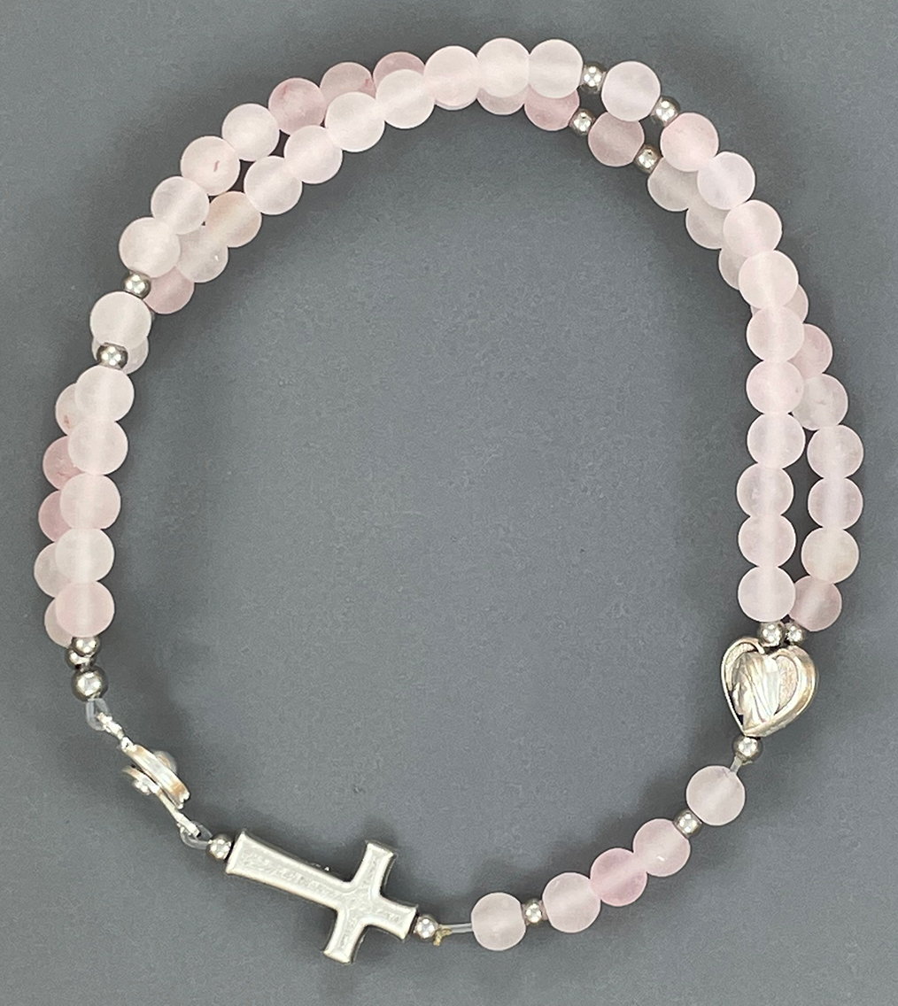 Pink Jade Double-Strand Bracelet ($12.99 CAD)
