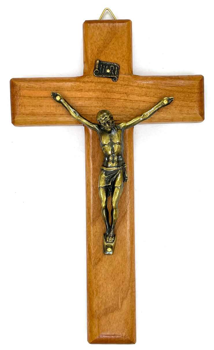Wide Cut Cherry Crucifix ($20.99 CAD)
