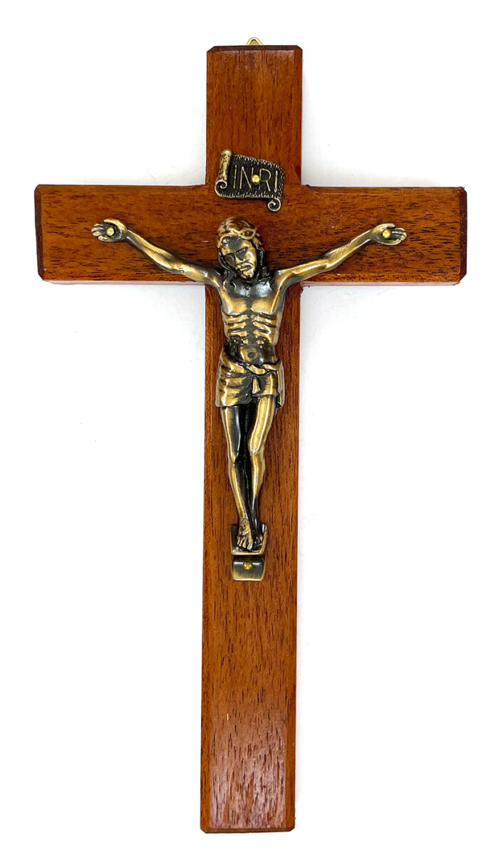 Wide Cut Mahogany Crucifix ($25.99 CAD)