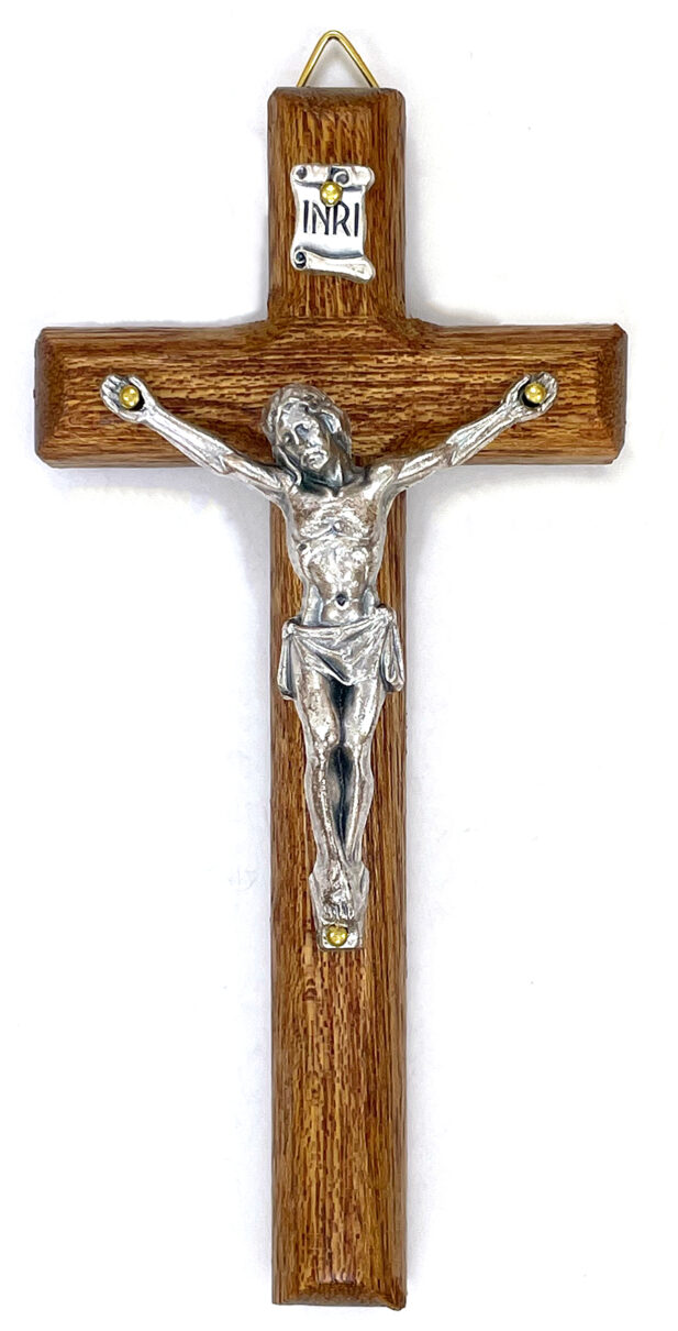 Rounded Mahogany Crucifix ($18.99 CAD)