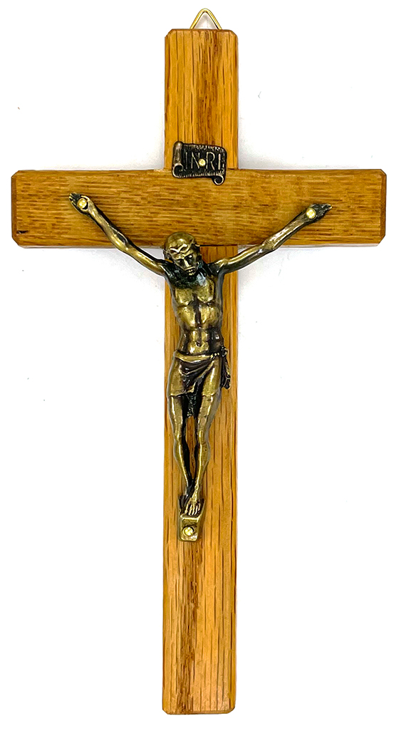 The Classic Oak Crucifix: $17.99 (CAD)