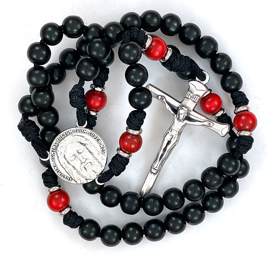 Holy Face Paracord Rosary ($32.99 CAD)