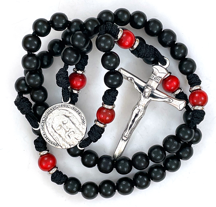 Holy Face Paracord Rosary: $32.99 (CAD)