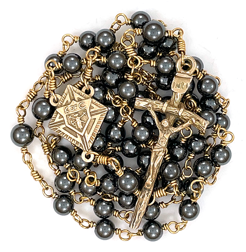 Bronze Knights of Columbus Rosary ($120.99 CAD)