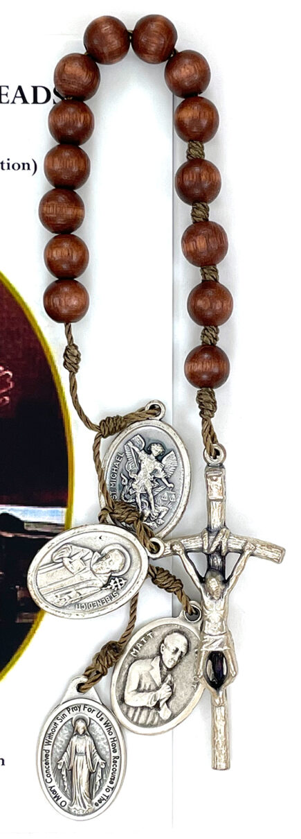 (Z124-3) Brown Addiction Prayer Beads: $14.99 (CAD)