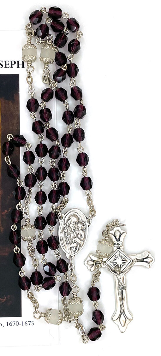 (Z098) Rosary in Honour of Saint Joseph: $33.99 (CAD)