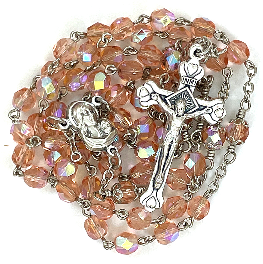 Classic Pink Rosary: $30.99 (CAD)