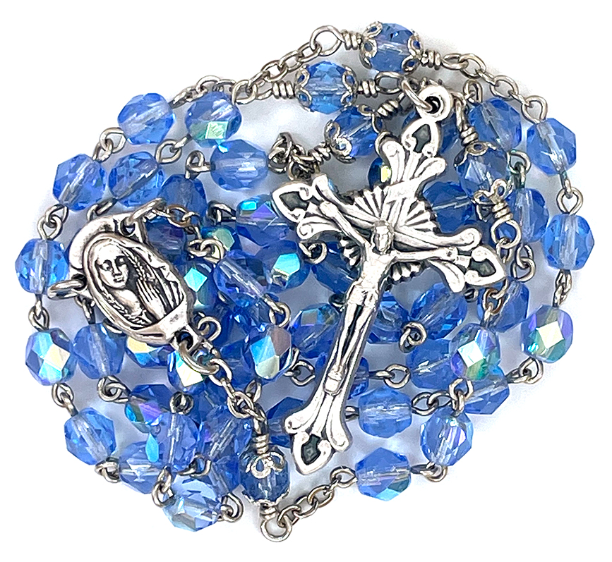 Classic Blue Rosary ($30.99 CAD)