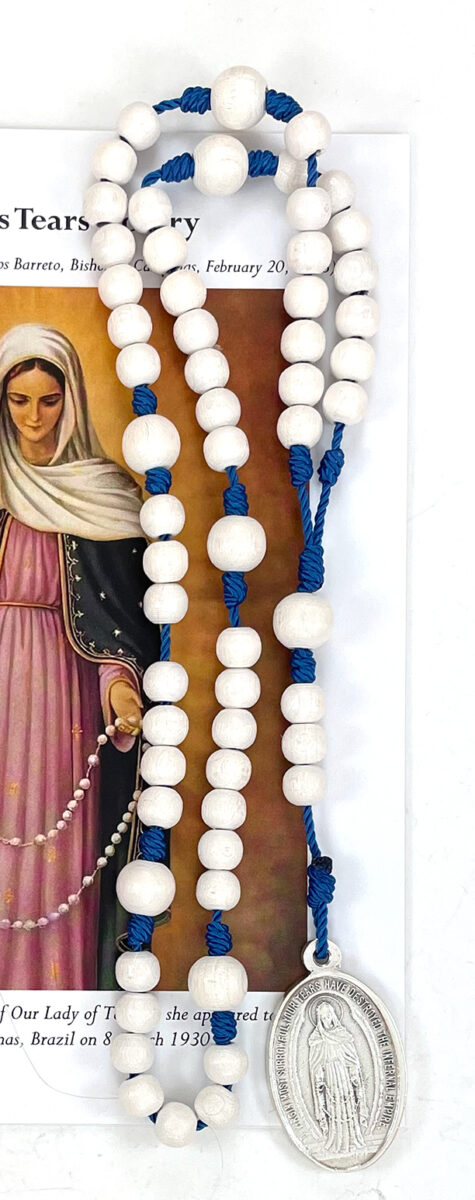 (Z056-1) Our Lady’s Tears Rosary: $12.99 (CAD)