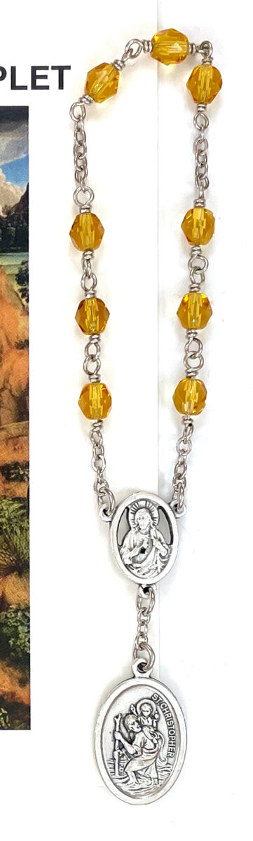 (Z080) St. Christopher Chaplet: $10.99 (CAD)