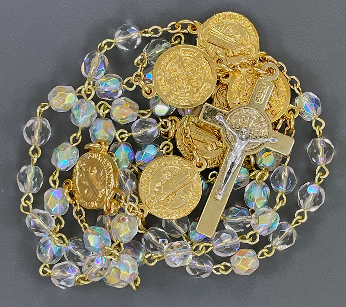 St. Benedict Gold Medals Rosary