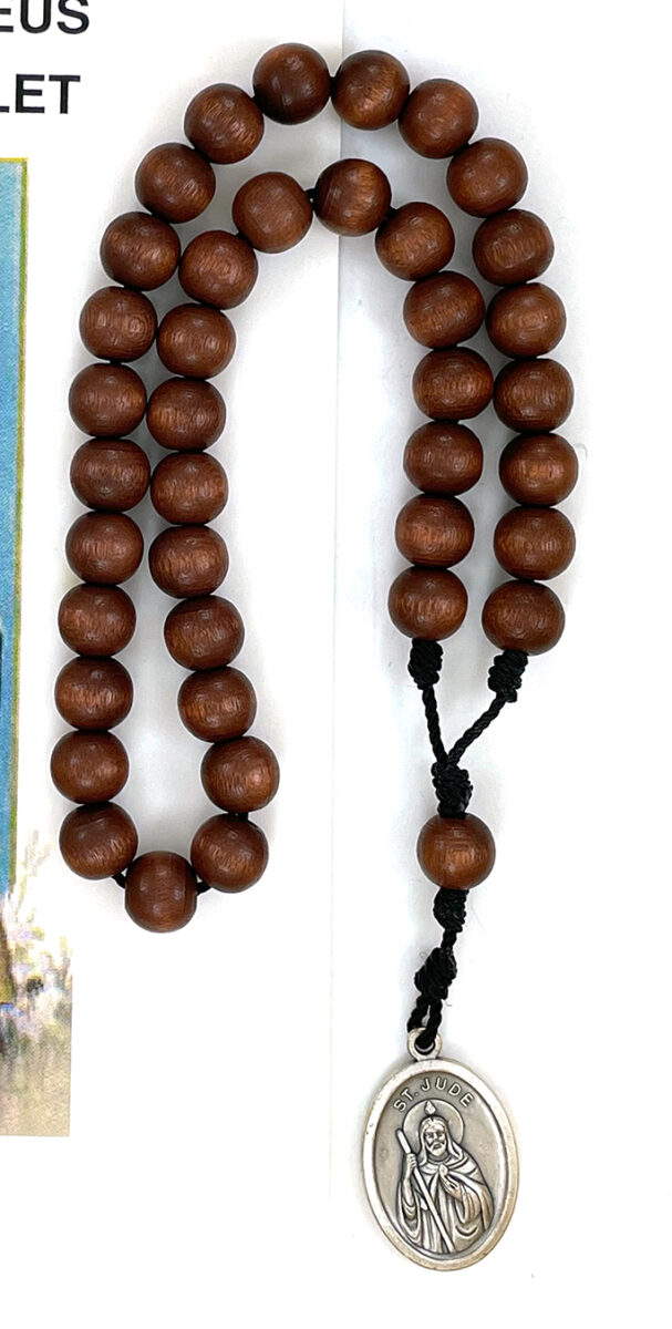 (Z103-1) St. Jude 40-bead Cord Chaplet: $10.99 (CAD)