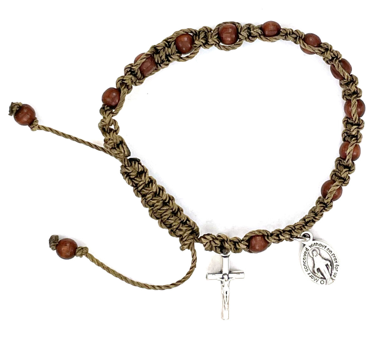 Smallest Sliding Knot Rosary Bracelet: $10.99 (CAD)