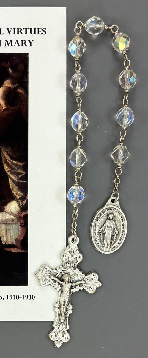(Z063) Chaplet of the 10 Evangelical Virtues of the Blessed Virgin Mary: $9.99 (CAD)