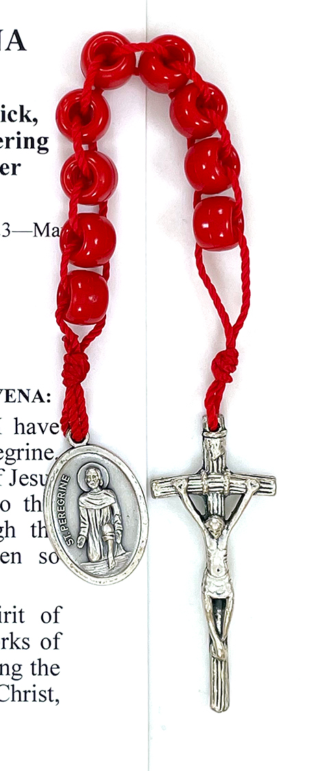 (Z130-P) Saint Peregrine Novena Chaplet: $7.99 (CAD)