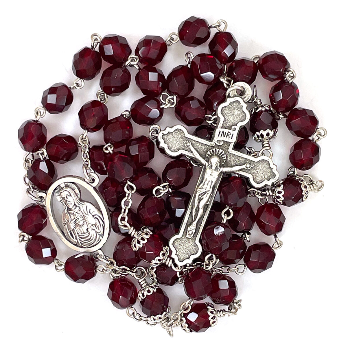 Red Sacred Heart Rosary ($34.99 CAD)