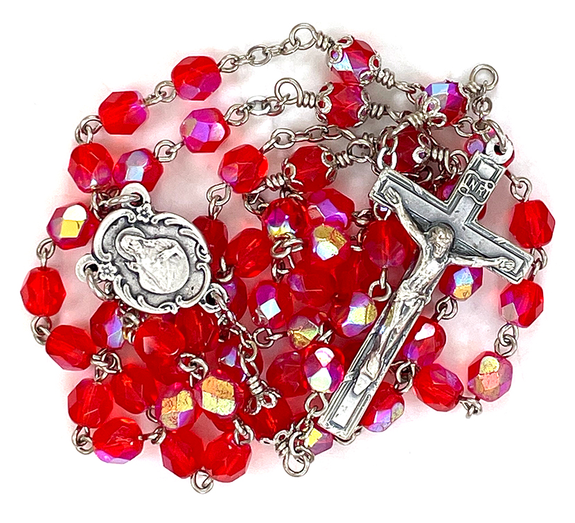 Classic Red Rosary ($31.99 CAD)