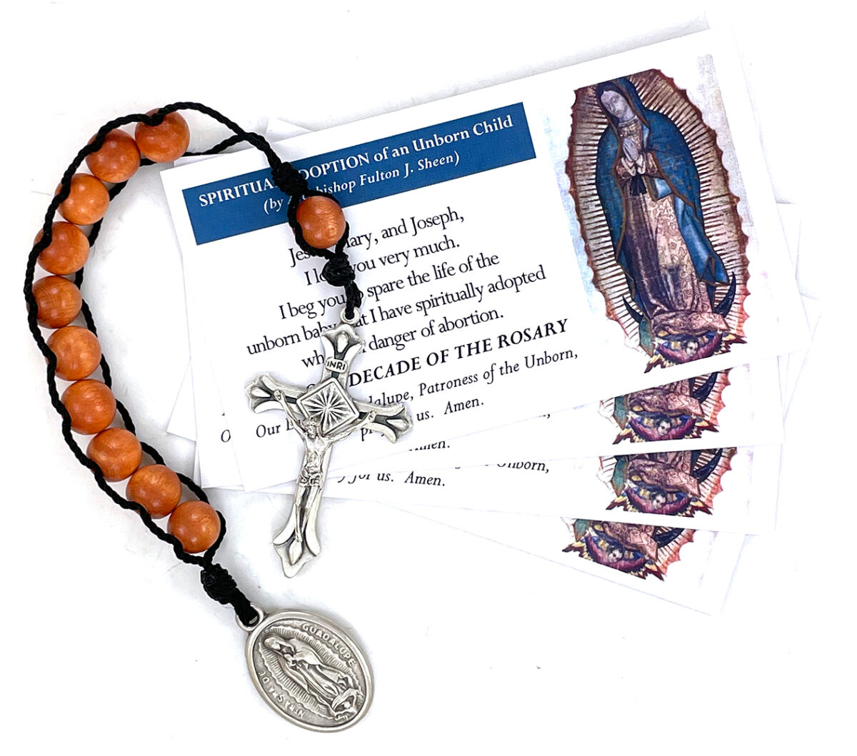 (Z141) Spiritual Adoption of a Child at Risk of Abortion Chaplet: $9.99 (CAD)