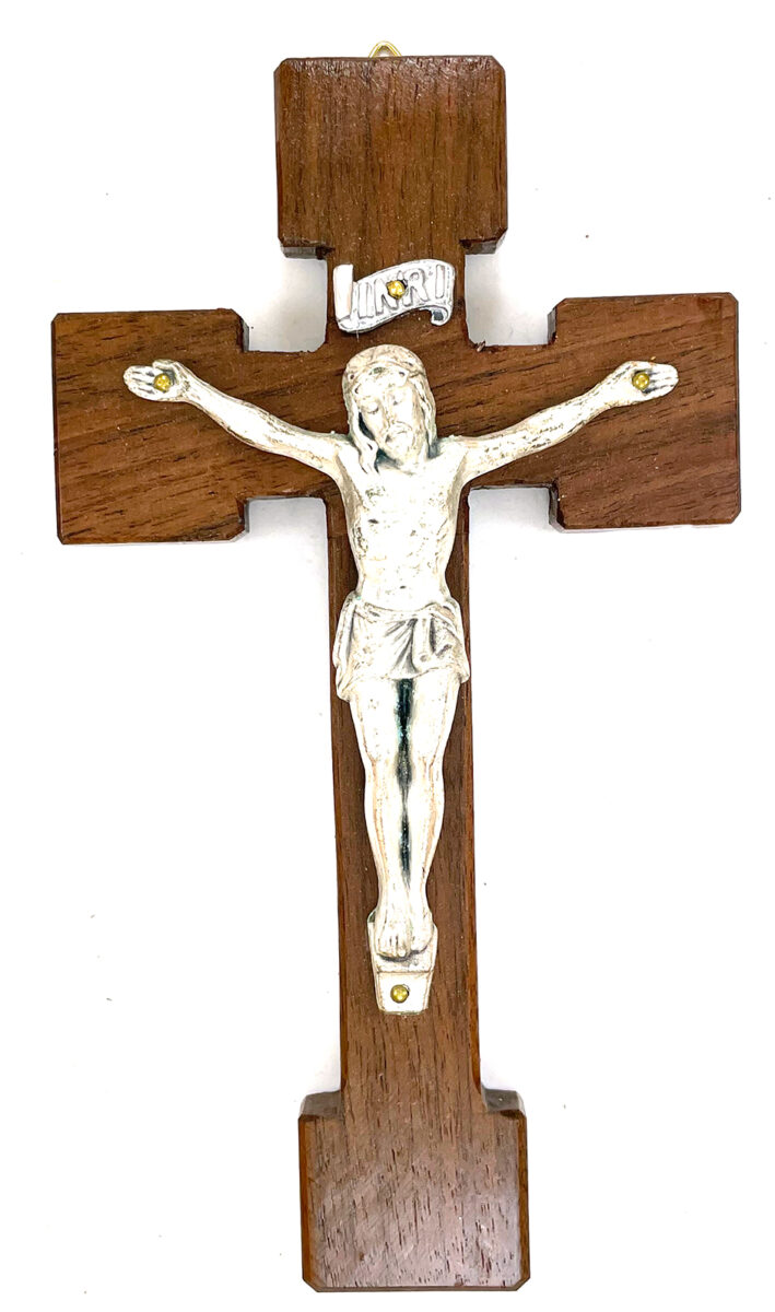 Walnut Crucifix with Block Tips ($22.99 CAD)